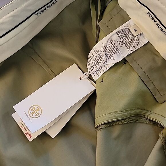 Tory Burch nwt SAILOR PANT in light olive green. - Picture 13 of 16